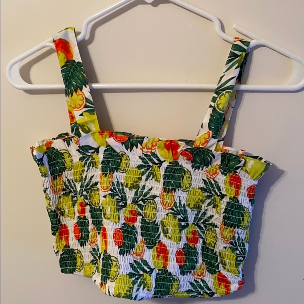 Strappy tube top